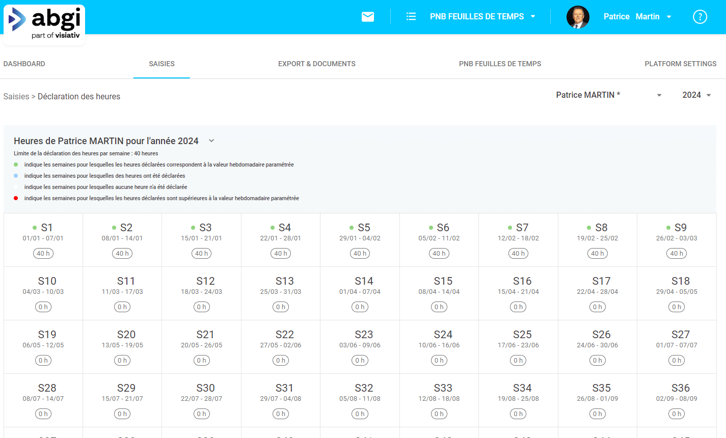 Time Sheet La Plateforme De Suivi Des Temps ABGi